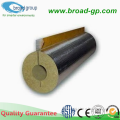 heat insulation and fireproof rock wool pipe with aluminium foil